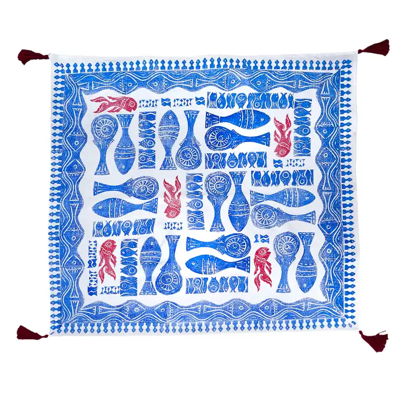 رومیزی طرح ماهی گلی کد RM4099