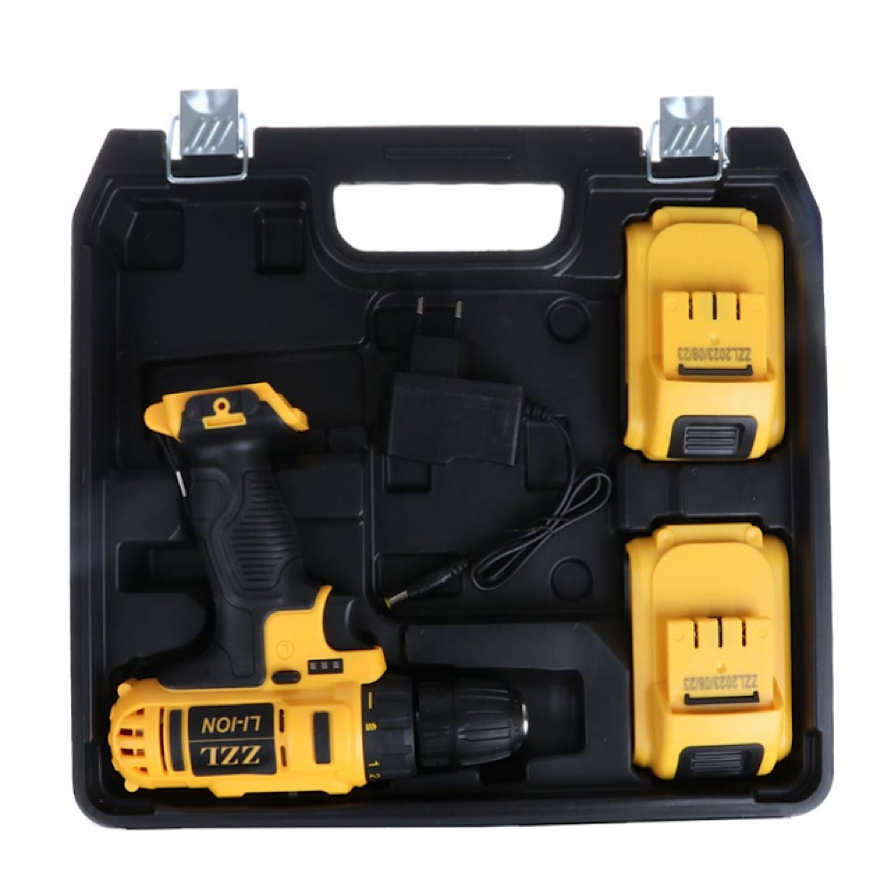 دریل پیچ گوشتی مدل ZZL )LI-ION)مجموعه 34 عددی