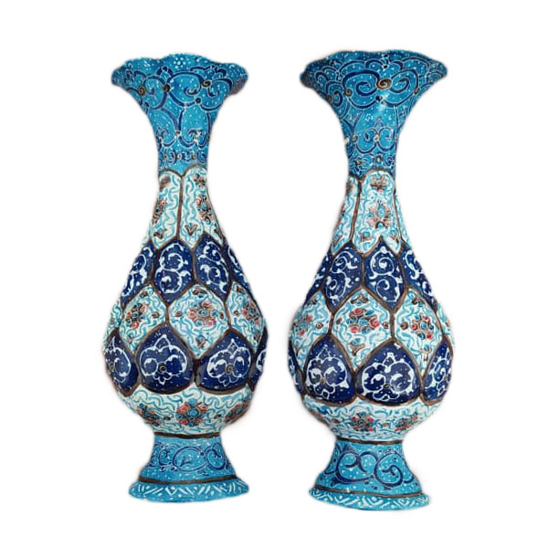 گلدان میناکاری کد 1015 بسته دوعددی