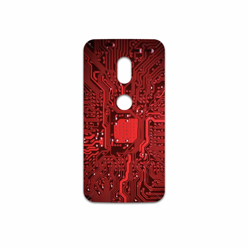 برچسب پوششی ماهوت مدل Red Printed Circuit Board مناسب برای گوشی موبایل موتورولا Moto G4 Play