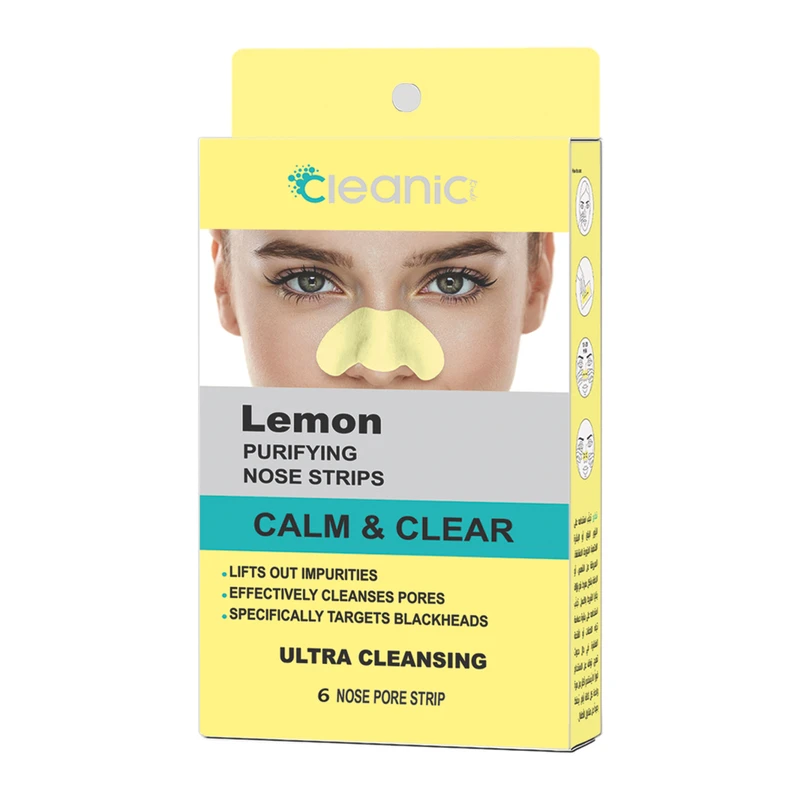 چسب پاک کننده بینی کلینیک کیندی مدل لیمویی بسته 6 عددی