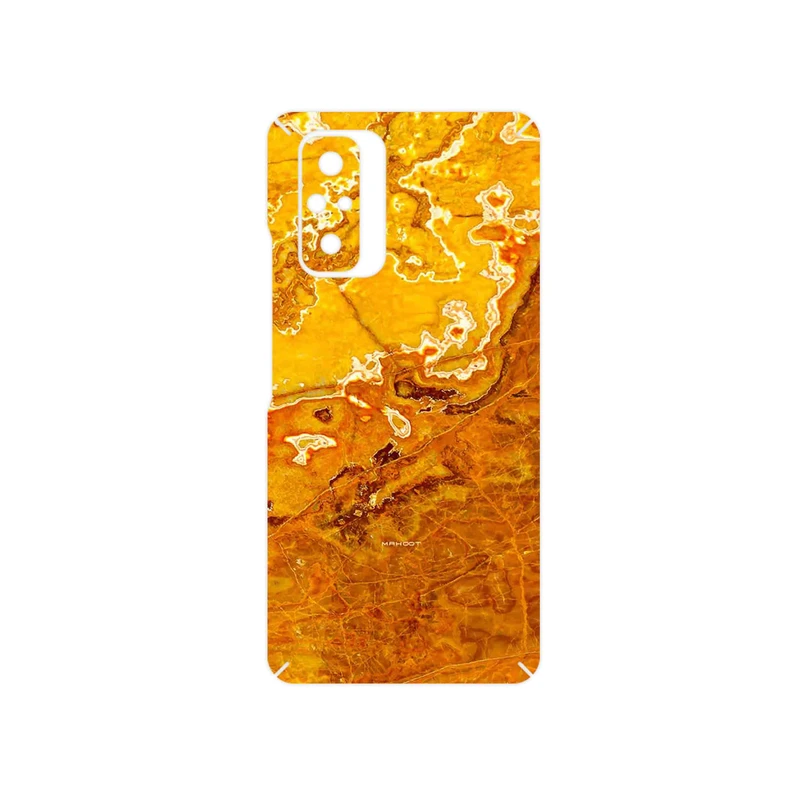 برچسب پوششی ماهوت مدل Gold Marble مناسب برای گوشی موبایل شیائومی Redmi Note 10 Pro Max