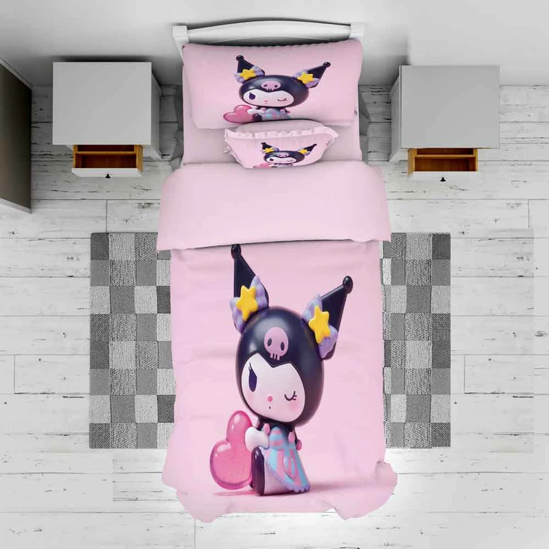 سرویس روتختی مدل انیمه قلبی TXY660 تک نفره 5 تکه