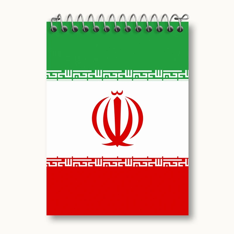 دفتر یادداشت 50 برگ خندالو مدل پرچم ایران کد 20522