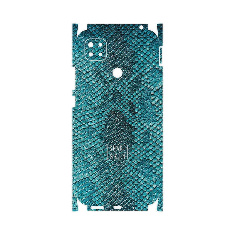 برچسب پوششی ماهوت مدل Blue Snake Skin-FullSkin مناسب برای گوشی موبایل شیائومی Redmi 9 Activ