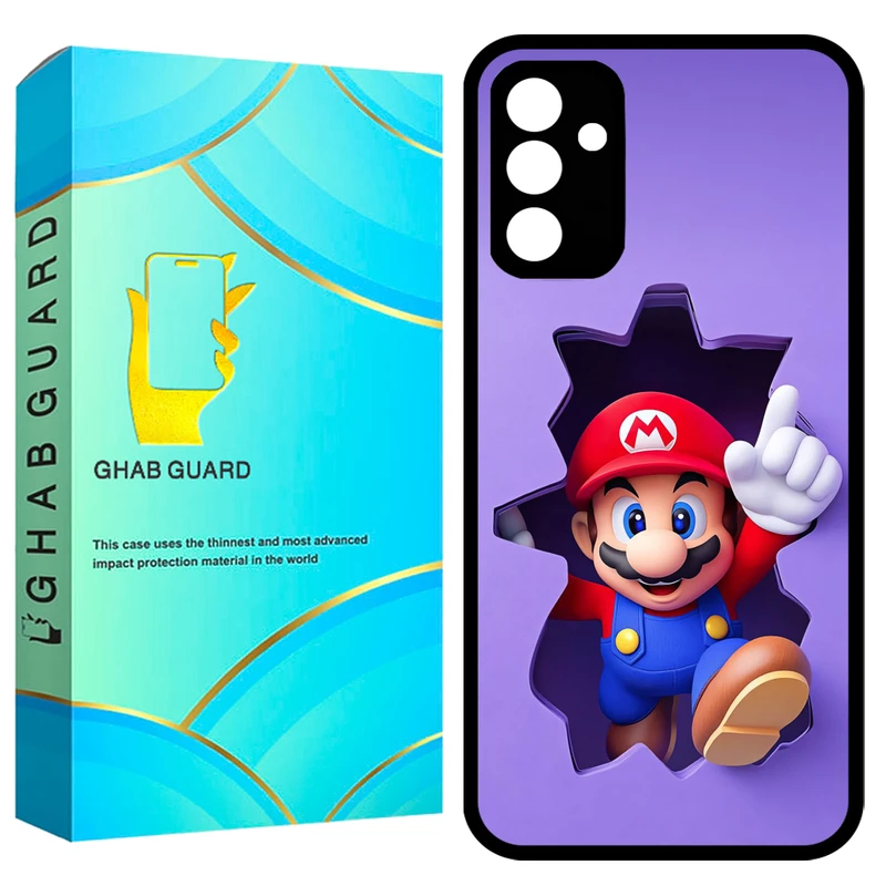 کاور قاب گارد طرح ماریو مدل GCHPA34 مناسب برای گوشی سامسونگ Galaxy A34 5G