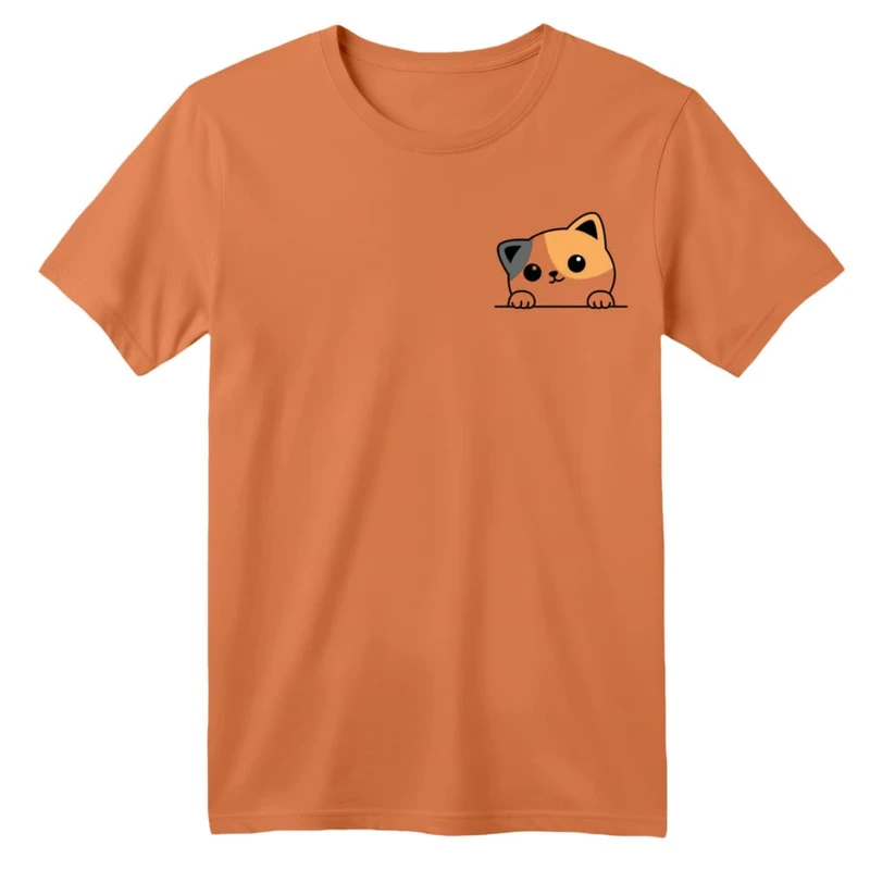 تی شرت آستین کوتاه بچگانه مدل گربه