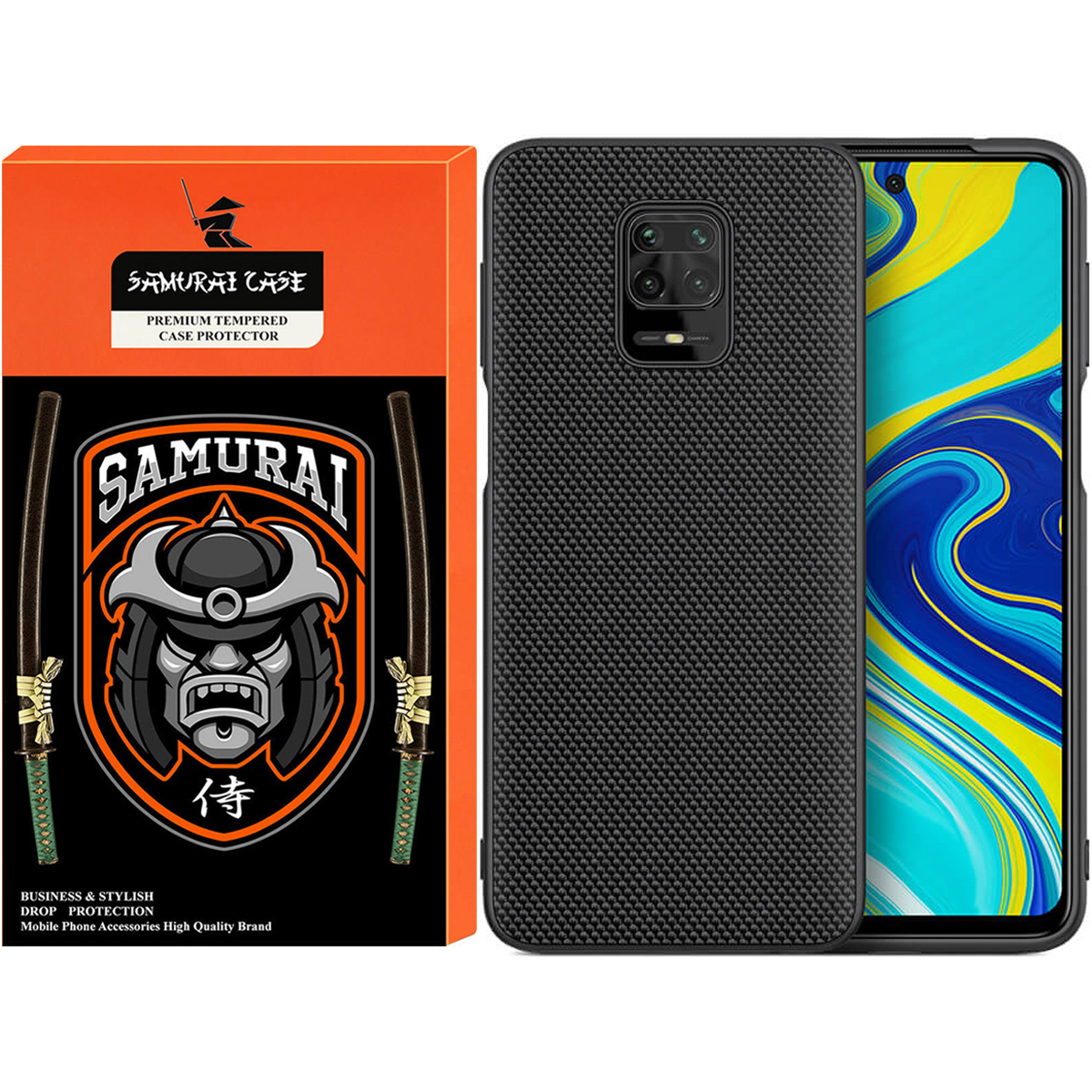 کاور سامورایی مدل Textured مناسب برای گوشی موبایل شیائومی Redmi Note 9S / Note 9 Pro