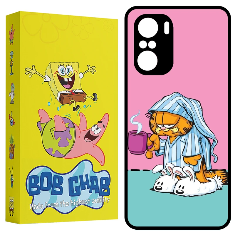 کاور باب قاب طرح گارفیلد مدل BCPF3 مناسب برای گوشی موبایل شیائومی Poco F3 / Redmi K40 / Redmi K40 Pro / Redmi K40 Pro Plus / Mi 11i  