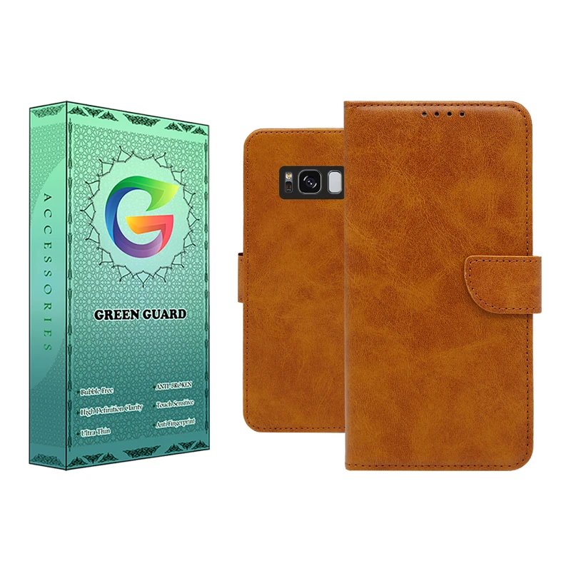 کیف کلاسوری گرین گارد مدل چرمی مگنتی کد Hb-G10 مناسب برای گوشی موبایل سامسونگ Galaxy S8 Plus