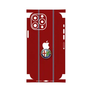 MAHOOT Alfa Romeo-FullSkin Cover Sticker for Apple iPhone 13 Pro Max