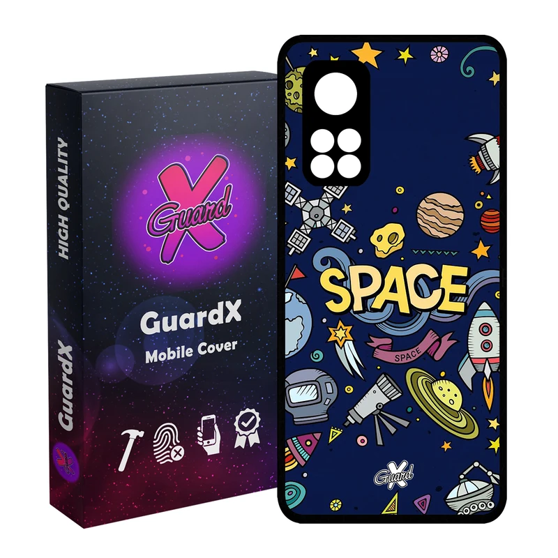 کاور گارد ایکس طرح Galaxy مدل Glass10009 مناسب برای گوشی موبایل شیائومی Mi 10T / Mi 10T Pro