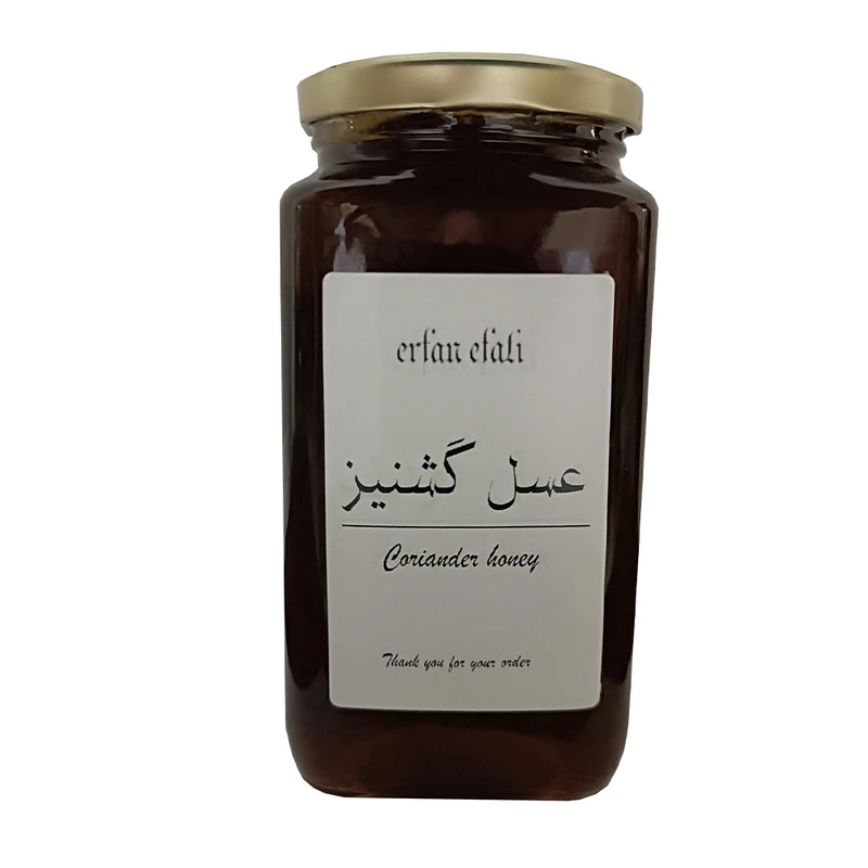 عسل گشنیز بدون تغذیه کل چرمی - 980 گرم