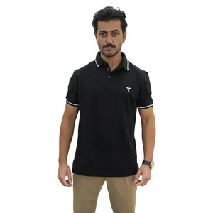 پولوشرت آستین کوتاه مردانه مدل بیسیک لاین آر کد P1006