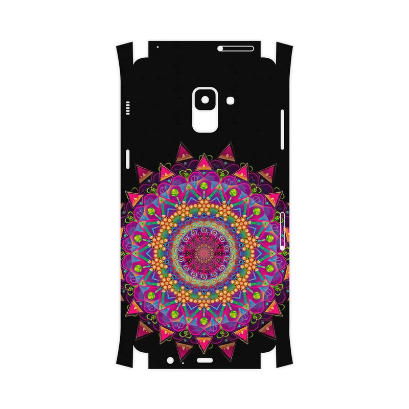 برچسب پوششی ماهوت مدل Mandala Design 5-FullSkin مناسب برای گوشی موبایل سامسونگ Galaxy A8 Plus 2018