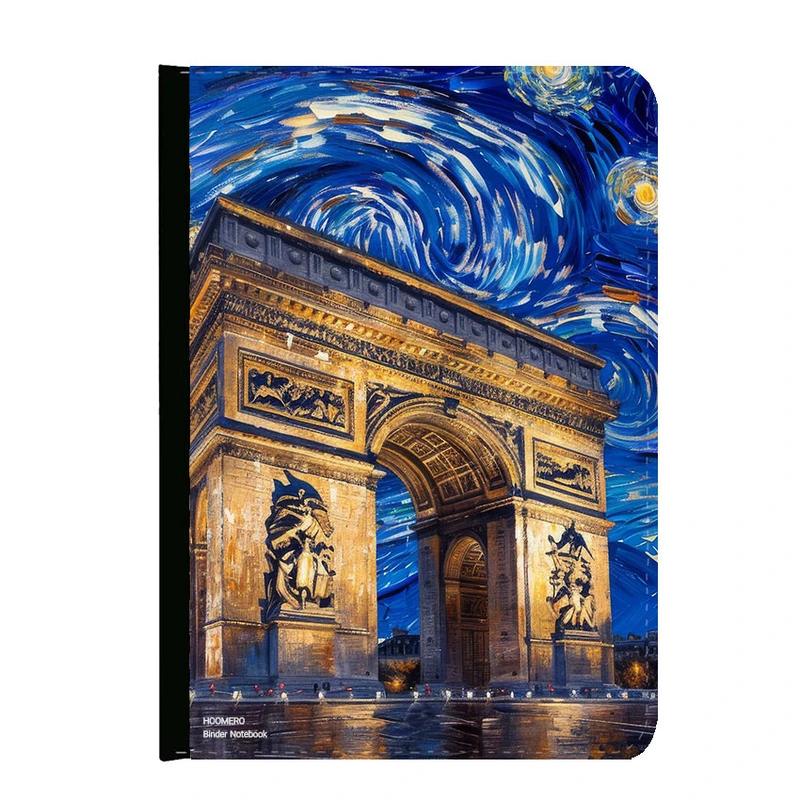 کلاسور هومرو مدل KL1248 طرح نقاشی شب پر ستاره