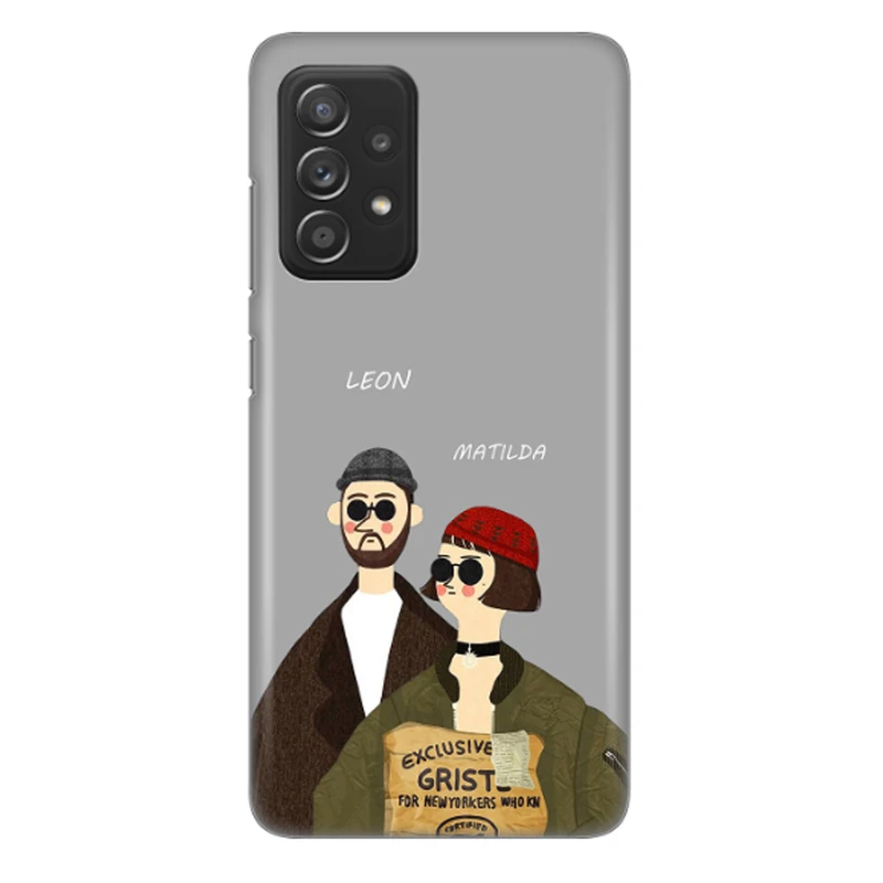 کاور طرح لئون و ماتیلدا کد DIMO-095 مناسب برای گوشی موبایل سامسونگ Galaxy A52s / Galaxy A52