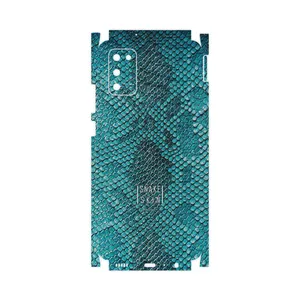 MAHOOT Blue Snake Skin-FullSkin Cover Sticker for Samsung Galaxy M02s