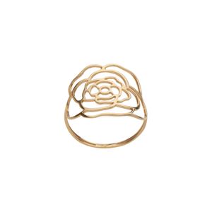 انگشتر طلا 18 عیار زنانه گلدم مدل R-3070027