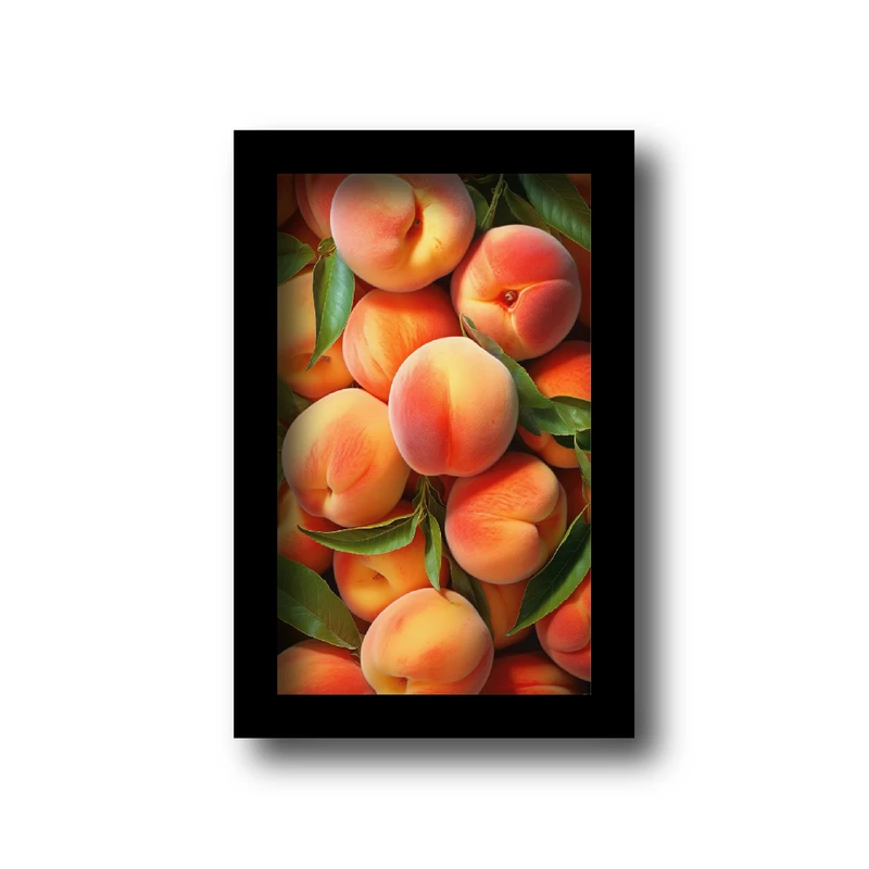 تابلو مدل میوه طرح هلوهای لپ قرمزی