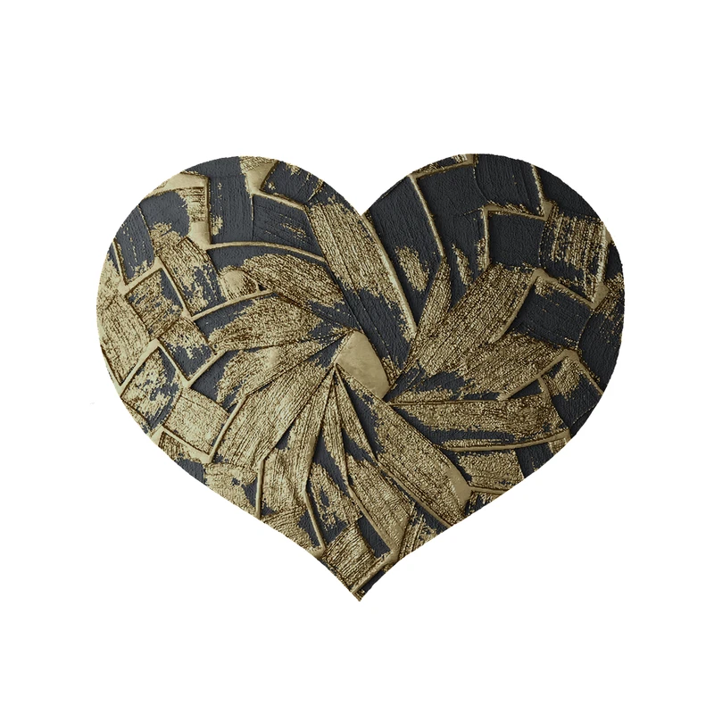 پادری مدل قلب طرح کلاسیک کد 8772 سایز 90x90 سانتی متر 