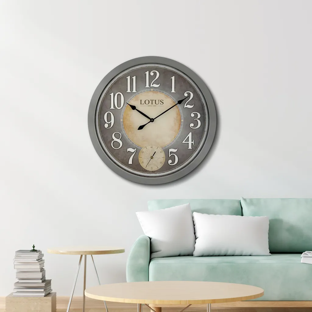 ساعت دیواری لوتوس کد W-8842