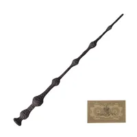 اسباب بازی زینتی مدل چوب دستی هری پاتر طرح دامبلدور به همراه کارت قطار