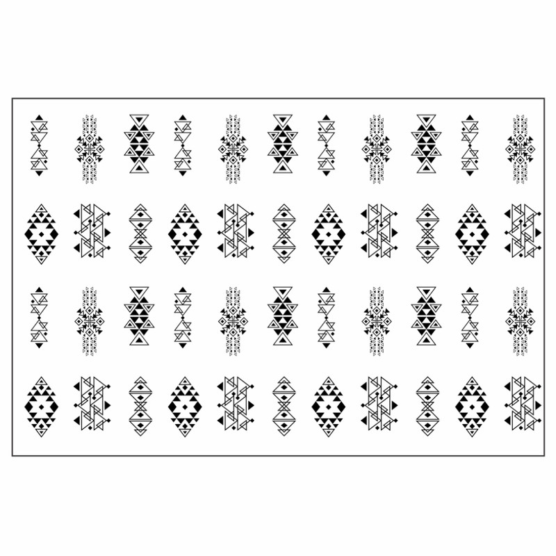 برچسب لنز ناخن مدل L2062