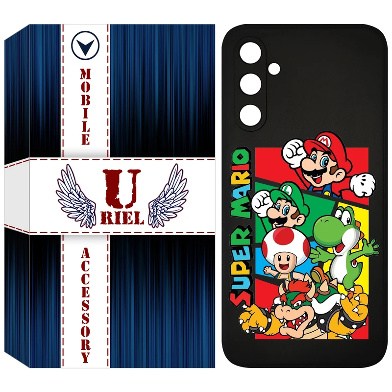 کاور یوریل مدل KSH کد 76 طرح ماریو مناسب برای گوشی موبایل سامسونگ Galaxy S23 FE