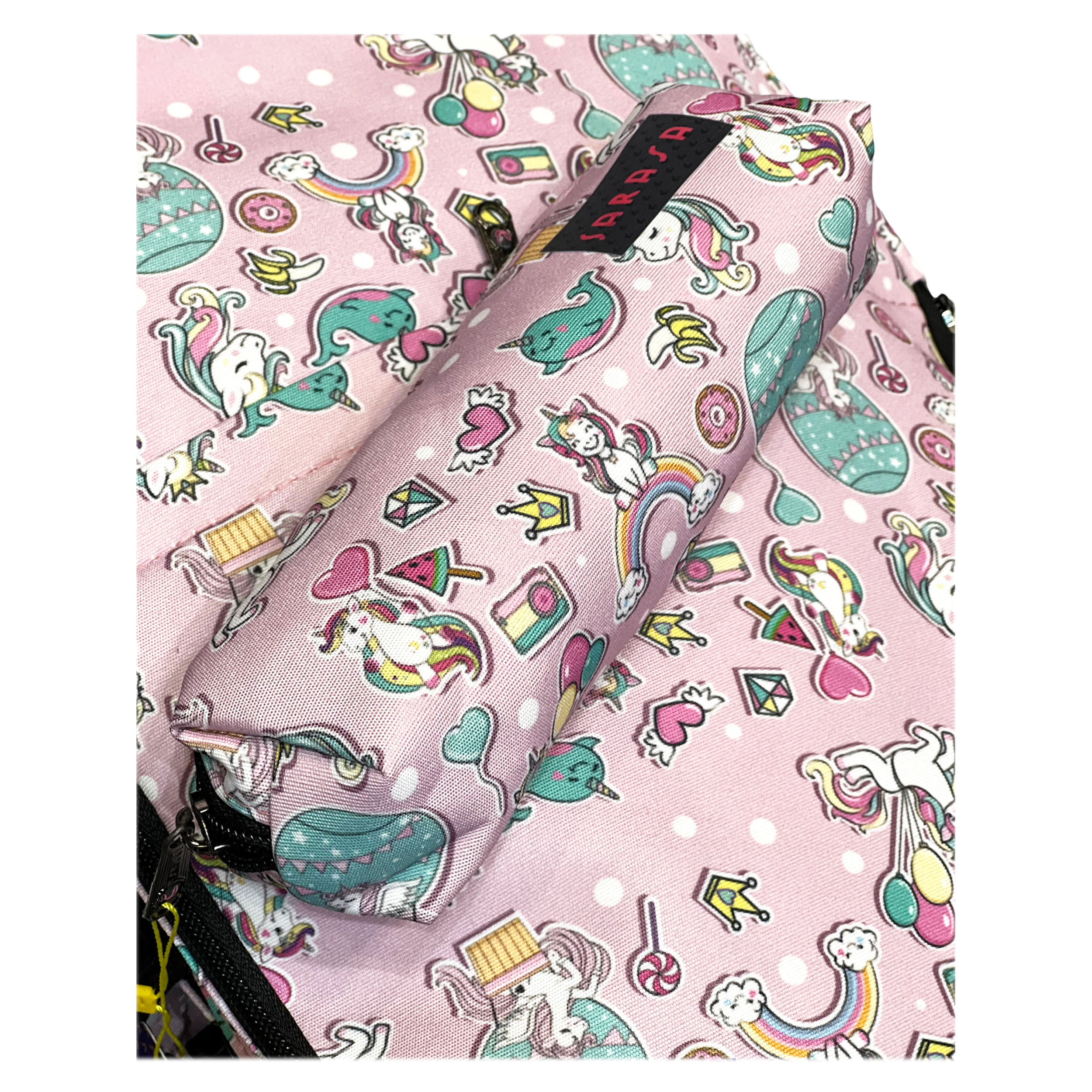 کوله پشتی ساراسا طرح یونیکورن مدل Unicorn 13 به همراه جامدادی
