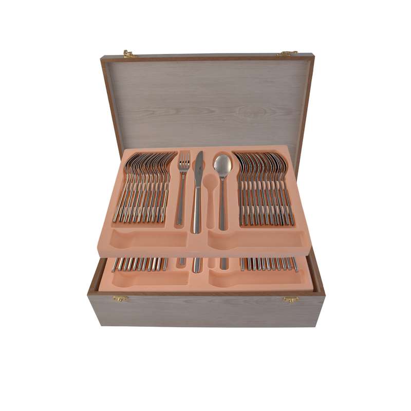 سرویس قاشق و چنگال 72 پارچه ام جی اس مدل DONA(Ch)006