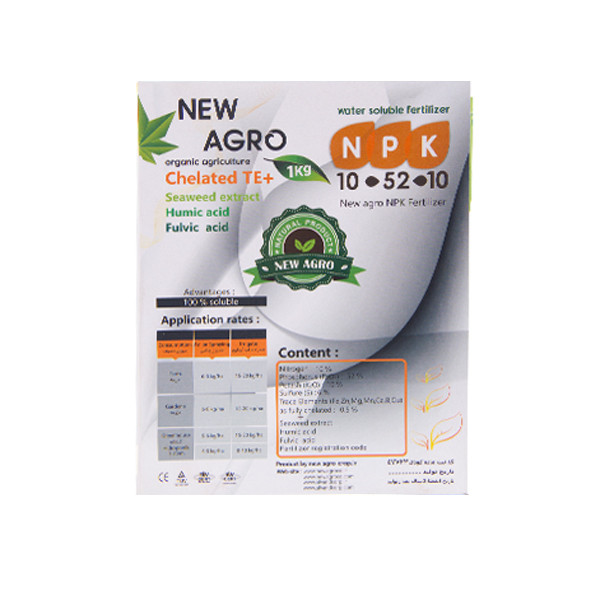 کود کامل نیواگرو مدل NPK 10-52-10 +TE وزن 10 کیلوگرم کود کامل نیواگرو مدل NPK 10-52-10 +TE وزن 10 کیلوگرم