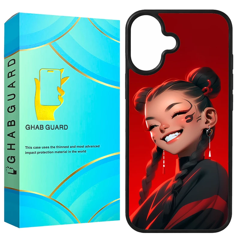 کاور قاب گارد طرح شکارچیان کی پاپ مدل GCHP16 مناسب برای گوشی موبایل اپل iPhone 16 