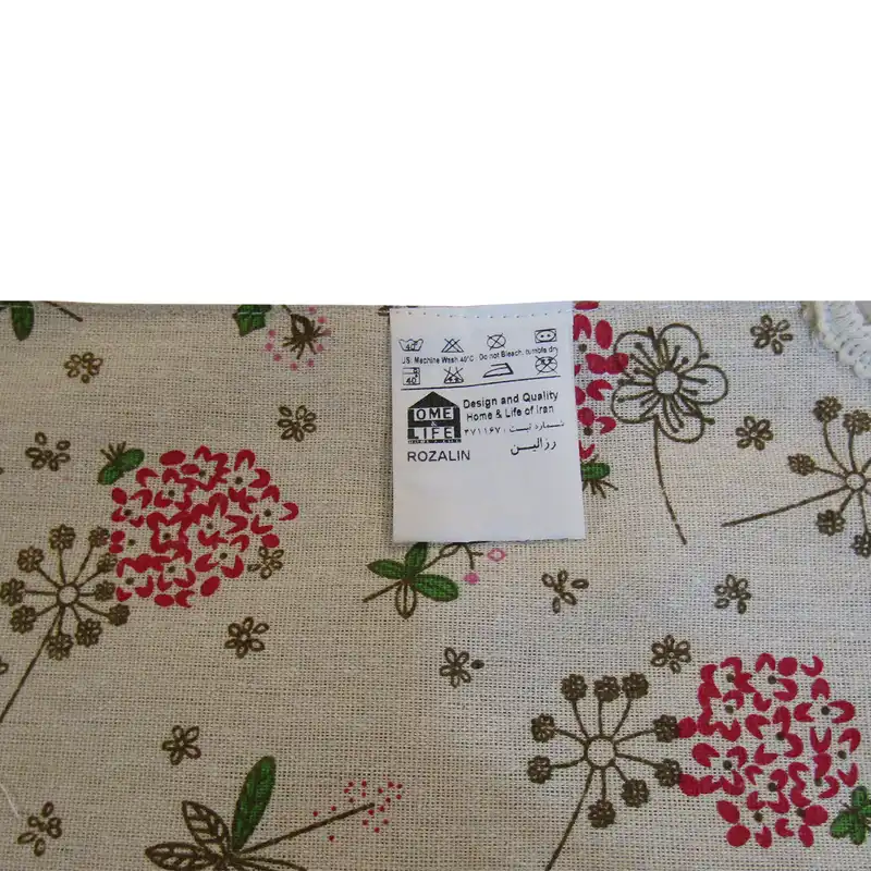 رومیزی هوم اند لایف مدل رزالین R طرح گل دار کد 420001