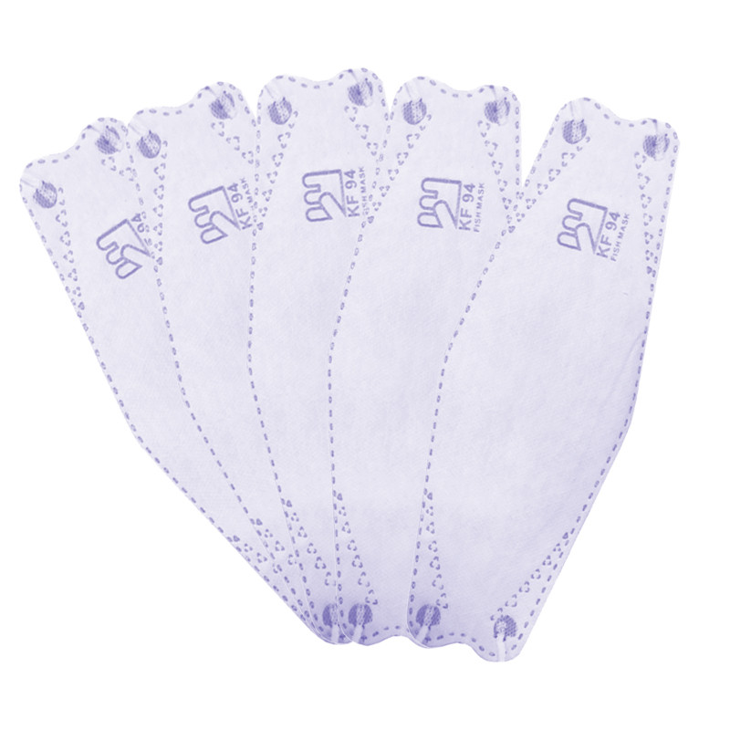 ماسک تنفسی مدل سه بعدی چهار لایه کد 3D-KF94WP بسته 5 عددی