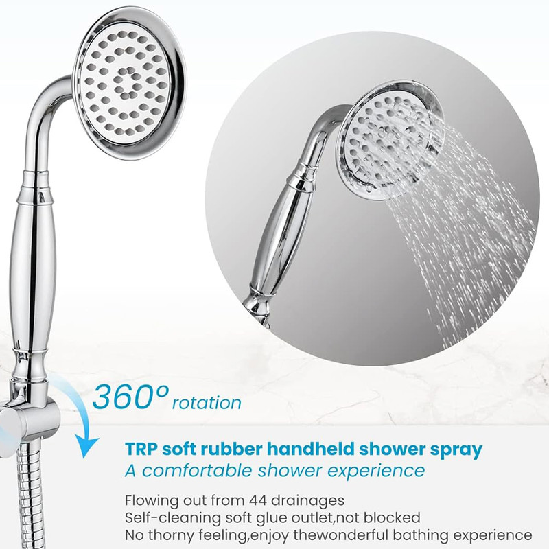 سردوش حمام پاپیروس مدل Geloris مجموعه دو عددی سردوش حمام پاپیروس مدل Geloris مجموعه دو عددی