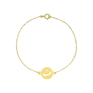 دستبند طلا 18 عیار زنانه مدل ف GB047