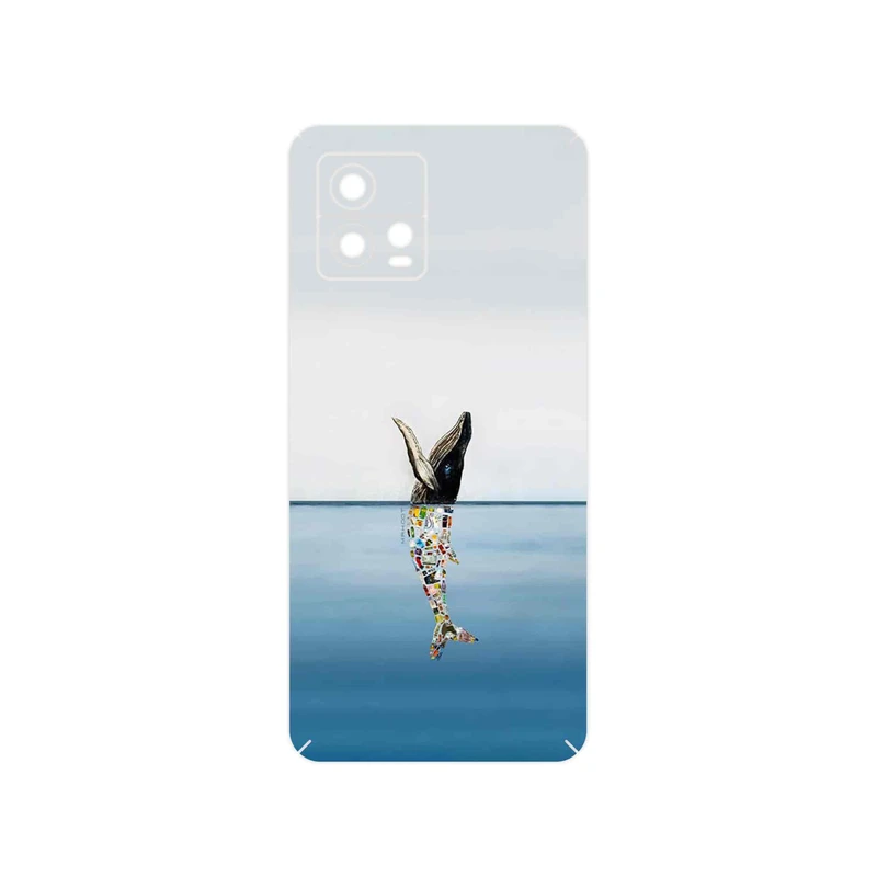 برچسب پوششی ماهوت مدل Collage of Sea Trash مناسب برای گوشی موبایل موتورولا Moto G72