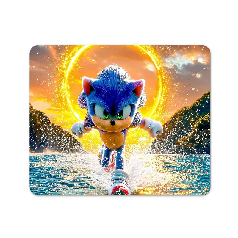 ماوس پد پاد آفرین طرح سونیک کد 841 سایز 19*24 سانتی متر 