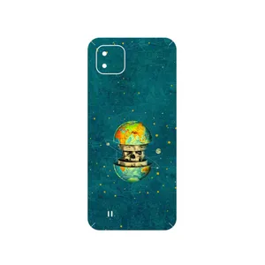 MAHOOT Collage of Earth Face Cover Sticker for Realme C11 2021