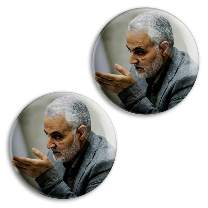 مگنت پرمانه طرح حاج قاسم سلیمانی کد pmag2.26929 مجموعه 2 عددی