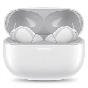 هدفون بلوتوثی شیائومی مدل Redmi Buds 5 Pro با نویز کنسلینگ فعال (ANC)، نویز کنسلینگ میکروفون (ENC)، درگاه شارژ USB Type-C، دارای میکروفون سه‌گانه در هر ایرباد برای حذف نویز و حذف صدای باد، مقاوم در برابر رطوبت و عرق