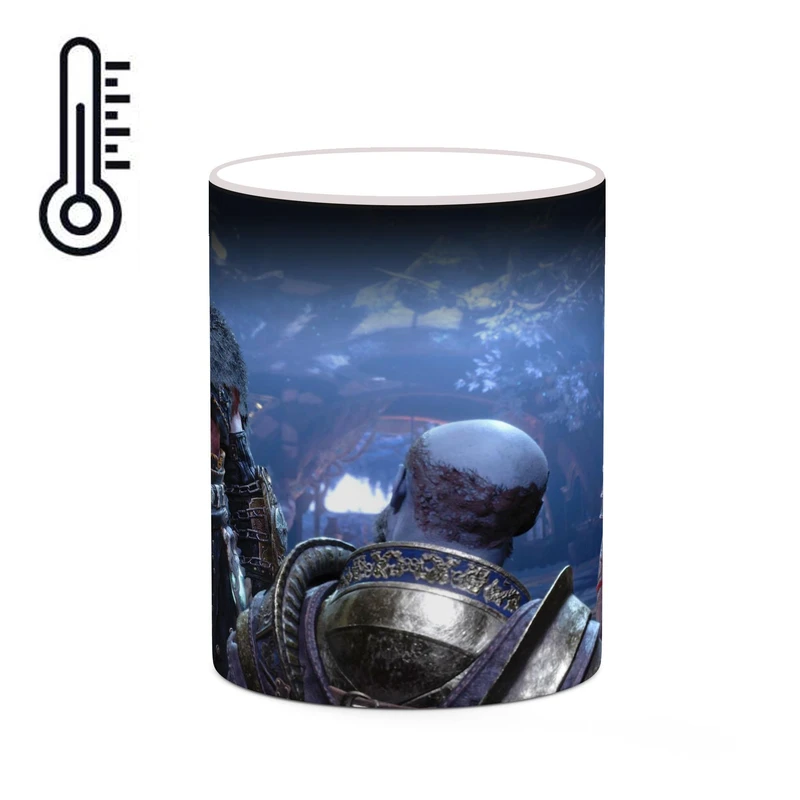 ماگ حرارتی کاکتی طرح گاد آف وار God Of War مدل mgh40672
