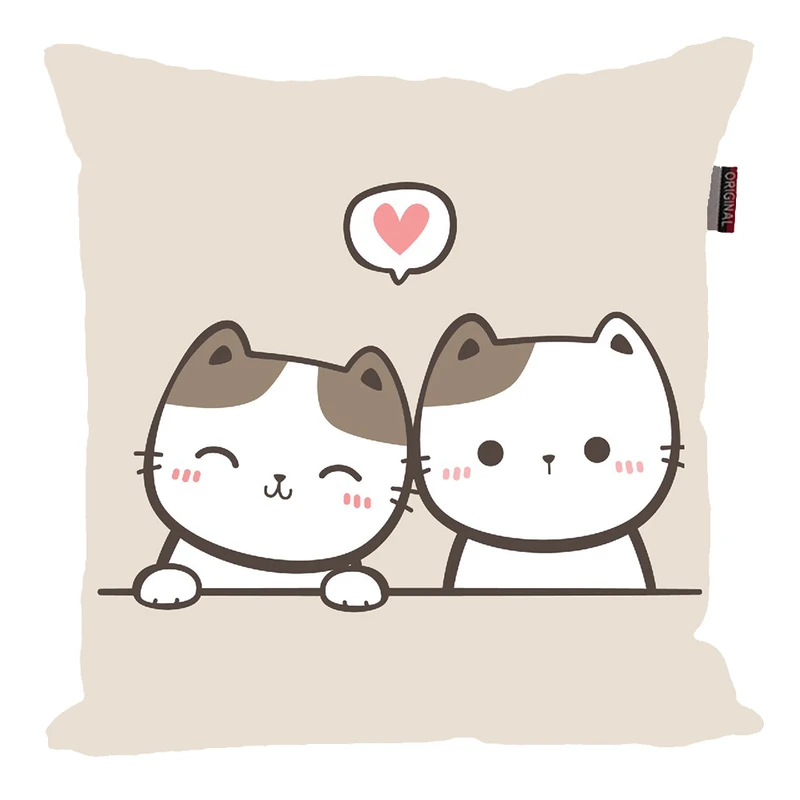 کوسن ناریکو مدل فانتزی طرح گربه کد 01064