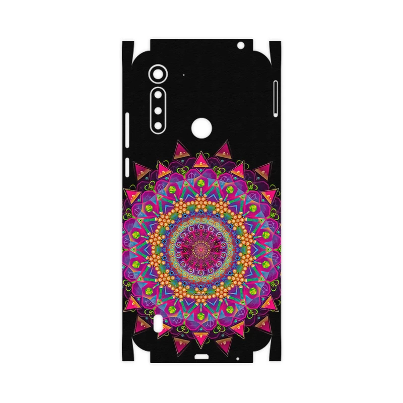 برچسب پوششی ماهوت مدل Mandala Design 5-FullSkin مناسب برای گوشی موبایل موتورولا Moto G8 Power Lite