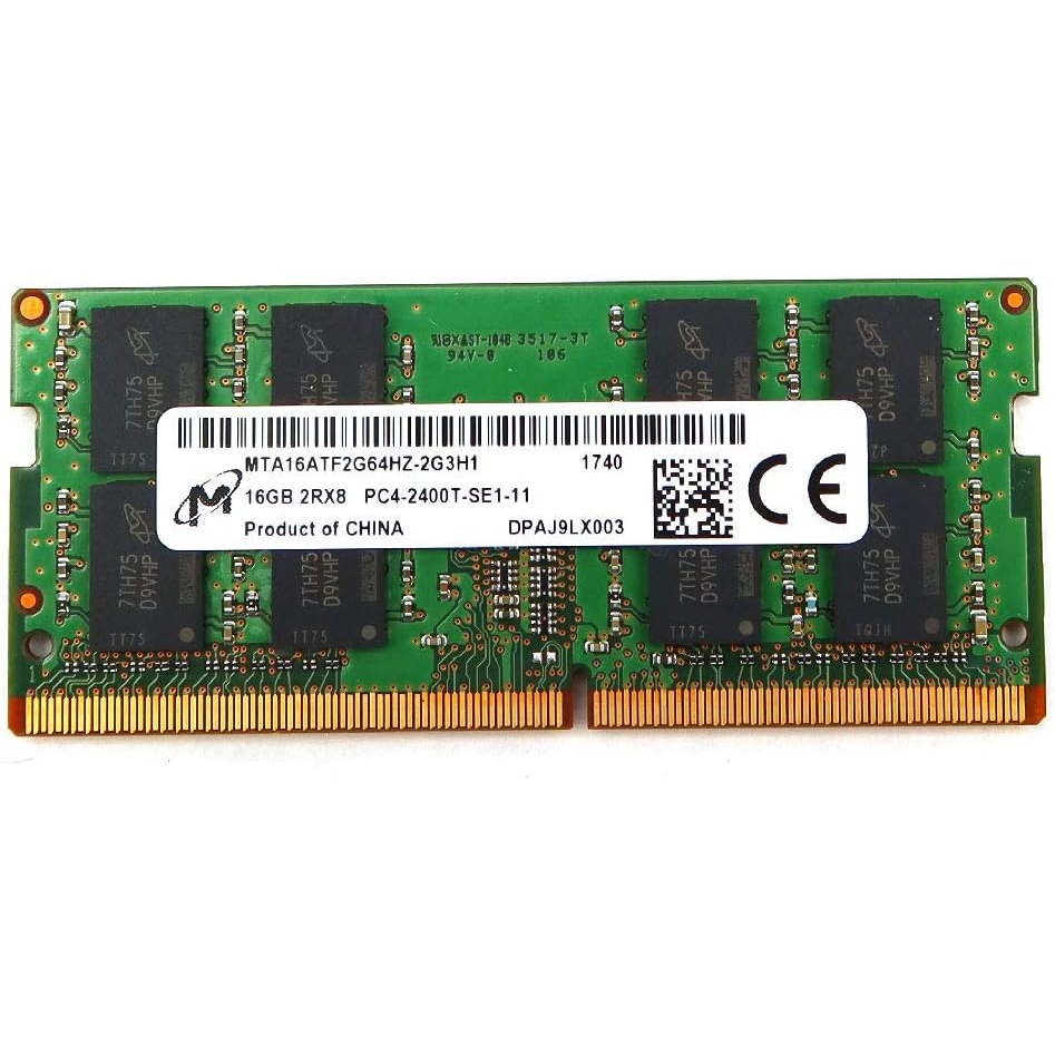 رم لپ تاپ DDR4 تک کاناله 2400 مگاهرتز CL11 میکرون مدل PC4-19200 ظرفیت 16 گیگابایت