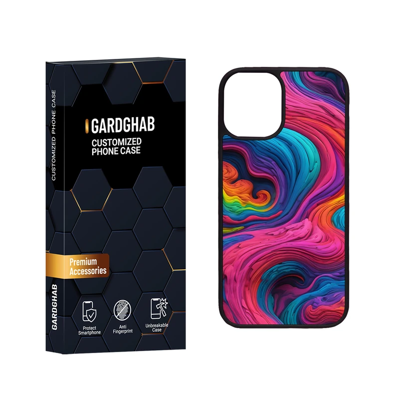 کاور گارد قاب مدل دور ژله ای ساده مناسب برای گوشی موبایل اپل iPhone 12 Mini