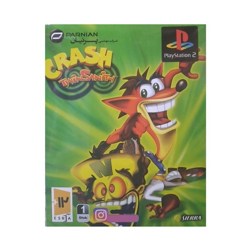 بازی CRASH TWINSANITH مخصوص Ps2