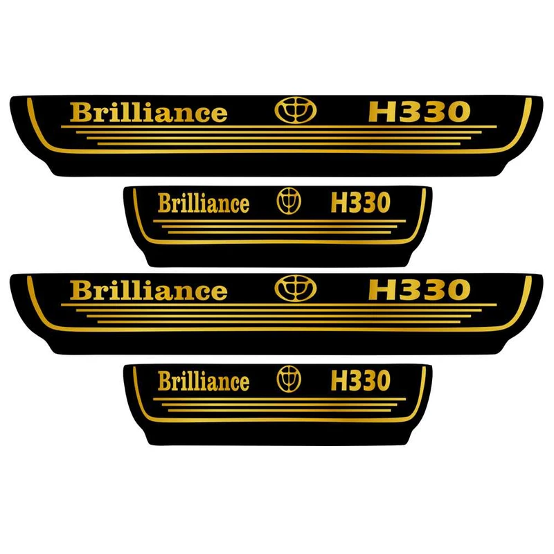      برچسب بدنه خودرو اسپرت غدیر مدل CH GO YA59 A97مناسب برای برلیانس 330 بسته 4 عددی