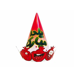 کلاه مدل تاجدار یلدا طرح انار